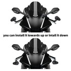 7 8  22mm Handlebar Bar End Rear-view Mirrors Fit For Honda Yamaha Suzuki Bmw