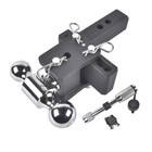 Trailer Hitches Tow   Stow Adjustable Trailer Hitch Ball Mount Fits 2  Receiver