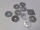 X10 Mixed Lot Colorado Retail State Sales Tax Tokens Metal  Vtg Vintage