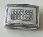 Georgian Sterling Silver Vinaigrette London 1823 Thomas Shaw Pierced Grille