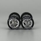 Chrome 12mm Lettered 5 Spoke Mag Wheels - 12 12mm For Hot Wheels
