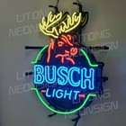 Hunt Deer Busch Light Beer Neon Sign 19 x15  Home Bar Club Man Cave Decor Gift