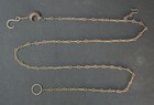Antique Kusari Iron Chain Hand Forged Ikebana Floral Tool 1800 Edo Craft