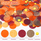 1 Inch Fall Season Confetti For Table Decorations Orange Autumn Thanksgiving Par