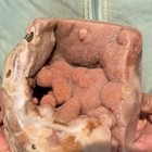 6 31lb Rare Natural Pink Agate Geode  Polished Crystal Cave Specimen  Home Decor