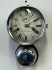 Antique Wwi Seth Thomas Ship s Bell Strike  bottom Bell  Nickel Ship Wall Clock