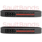 20 Vintage Flag Wristbands Thin Red Line - Fire Fighter   Protection Bracelets