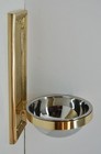 Wall Mounted Brass Gothic Holy Water Font   366sh   church  Chalice Co  