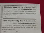 Steam-boat Helen Stock Share Certificate  Troy  New York 1830 s Unissued Fr