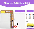 Magnetic Whiteboard For Fridge White Board 12 x8  4 Pack Magnetic Dry Erase Boar