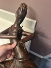 Wooden Thai Lady Dancer Statue  Teak
