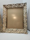 Hollywood Regency Filigree Vintage Gold Picture Frames 8x11  Set Of 2