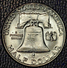 1961-d Franklin Half Dollar  Very Choice Bu