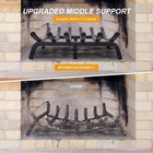 Fireplace Grate 17 Inch  Wood Stove Grate Solid Steel