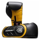 Invincible Fight Gear Professional Hook And Loop Leather Training Boxing Gloves