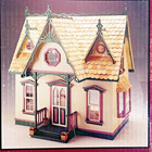 Vtg The Orchid Victorian Cottage All Wood Dollhouse Kit Usa Corona Concepts New