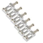New  6  Chrome 70s Style Bridge Saddles For Vintage Fender Stratocaster strat  
