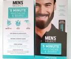 2 Packs Men   s Select Mustache   Beard Hair Dark Brown Brush-in Color Gel 5 Min