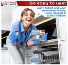 Dishwasher Cleaner Deodorizer Descaler Tablets  24 Pack Heavy Duty Deep Clean