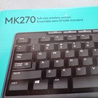 Logitech Mk270 Wireless Keyboard   Mouse Combo Open Box New Batteries Free Ship