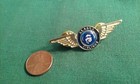 Alaska Airlines Eskimo Logo Metal Flight Wings Pin Excellent Condition 2  Inches