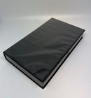 10 Black Vhs Case Video Box Library Case With Hub   Full Sleeve  Psv10hub