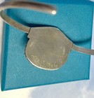 Zuni Tra Etsate Sterling Silver Turquoise Coral Kachina 925 Cuff Bracelet Signed