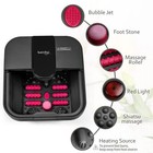 H e Collapsible Pedicure Foot Spa With Heat And Massage And Bubble Jets
