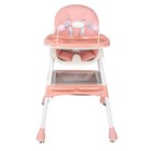 Foldable Baby High Chair 4-in-1 Foldable Reclining Feeding Table Chair Seat 7 He
