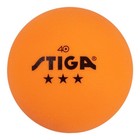 Stiga 3-star Orange Ping Pong Balls  6-pack  6 Pack  2024 Style