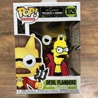Jeff Brennan Remark Artwork Sketch Signed Funko Pop 1029 Devil Flanders Simpsons