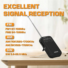 2x Am fm sw Portable Radio D220 Shortwave Receiver Pocket Radio Battery Operated