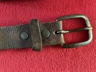 Vintage Levi Strauss 48  Brown Leather Belt 88 95