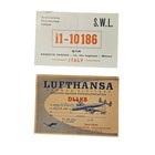 Lot Of 8 Vintage 1950s Milano Italy  Usa  Germany Amateur Radio Qsl Cards