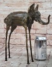 Salvador Dali   elephant Bronze Sculpture Signed And Sealed Figurine Figure Statu