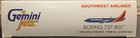 Gemini Jets 1 400 Southwest Airlines Boeing 737-800 Die-cast Model Gjswa142