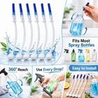 360   Spray Bottle Adapter Kit-universal Fit Tilted Multi-angle Sprayer 3pcs