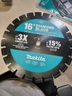 Makita 02543 16  Diamond Blade Dual Purpose Concrete Combination Masonry Saw