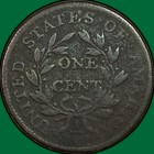 1807 6 Over 6 Large 7 Draped Bust Large Cent Very Fine Vf Coin  Porosity  32486