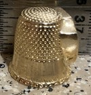  Utah Thimble Gold Tone Souvenir Collectible Stagecoach Horse 