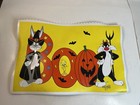 Vtg Lot Of 2 Looney Tunes Sylvester   Tweety Halloween Placemat Warner Bros 1994
