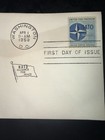 1959 Nato 10th Anniversary First Day Cover Scott 1127 Washington Dc Cachet