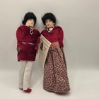 Handmade Navajo Dolls Isabelle Jim Artist 113124 Traditional Velveteen Set Coa