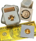 U s  Coins And Currency Mix Lot  - 24k Gold Bill Notes   Bonus     