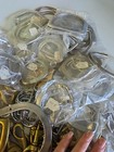 Huge Lot Saddlery Leather Craft Hardware Vintage Brass   Steel Snaps Buckles