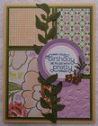 Stampin Up  Card Kit Birthday Filled With Pretty Things Lovely   Beautiful Dsp