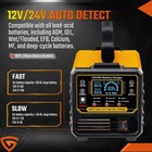 Heavy Duty Car Battery Charger 12v 24v Smart Automatic Intelligent Pulse Repair