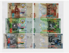 Set 3 Pcs 2014 Kuwait 1 4 1 2 1 Dinar P 29 30 31 Unc New Banknote