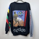 Vintage 80s Adidas 1956 Stockholm Olympics Helsinki Sweatshirt Size Xl Crew Neck