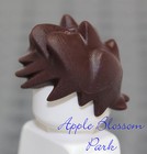 New Lego Minifig Male boy Spiked Dark Brown Hair Gr8 Ninjago Ninja Kai Head Gear